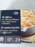 Mängden socker i Gratin choux fleurs