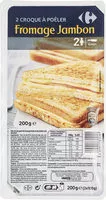 Mängden socker i Croque - monsieur jambon fromage