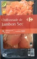 Mängden socker i Chiffonnade de Jambon Sec