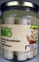 Mängden socker i Cœur de palmier sauvage bio