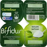 Mängden socker i Bifidus nature