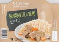 Mängden socker i Blanquette de veau et son riz
