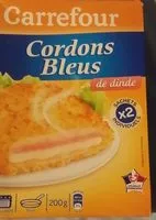 Mängden socker i Cordons Bleus de dinde (x 2)