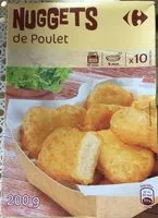 Mängden socker i Nuggets de poulet