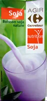 Mängden socker i Soja, Boisson soja nature