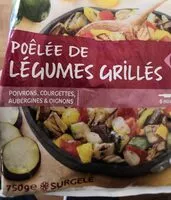 Mängden socker i Poêlée de légumes grillés