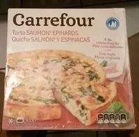 Mängden socker i Tarte saumon épinards