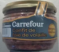 Mängden socker i Confit de foie de volaille