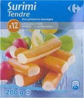 Mängden socker i Surimi tendre