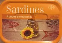 Mängden socker i Sardines à l'huile de tournesol