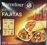 Mängden socker i Kit fajitas