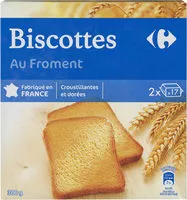 Mängden socker i Biscuits Nature