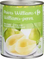 Mängden socker i Poires Williams