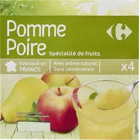 Mängden socker i Pomme Poire Dessert de fruits