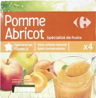 Mängden socker i POMME ABRICOT Dessert de fruits