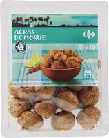 Mängden socker i Acras de morue