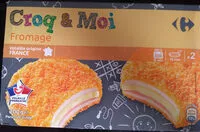 Mängden socker i Croq & Moi, Fromage (x 2)