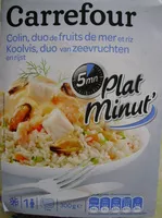 Mängden socker i Colin d'Alaska et riz et duo de fruits de mer