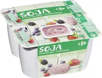 Mängden socker i Soja fruits rouges