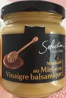 Mängden socker i MOUTARDE Au Miel et Vinaigre balsamique