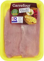 Mängden socker i Escalopes extra fines de dinde