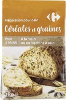 Mängden socker i Préparation pour pain Multi-céréales