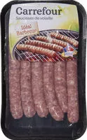 Mängden socker i Saucisses de volaille