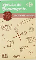 Mängden socker i Levure Boulangère