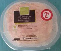 Mängden socker i Duo de carottes et de céleri, légumes croquants