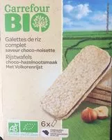 Mängden socker i Galettes de riz complet saveur choco-noisette