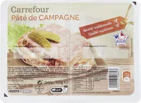 Mängden socker i Pâté de campagne
