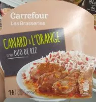 Mängden socker i Canard à l'Orange et son Duo de Riz