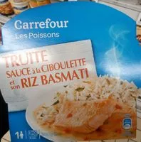 Mängden socker i Filet de truite & riz basmati Sauce à la ciboulette