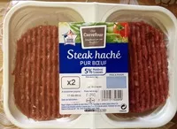 Mängden socker i Steak haché pur boeuf 5% MG