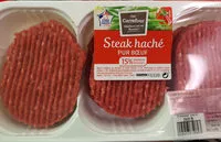 Mängden socker i Steak haché pur bœuf, 15% de matières grasses