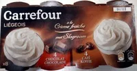 Mängden socker i Liégeois Chocolat Café
