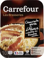 Mängden socker i Choucroute garnie d'Alsace cuisinée au Riesling