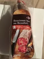 Mängden socker i Saucisson sec gourmand au Beaufort
