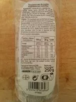 Mängden socker i Saucisson sec aux noisettes