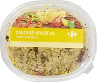 Mängden socker i Taboulé oriental Pointe de menthe