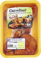 Mängden socker i Cuisses de POULET avec portion de dos AU PAPRIKA