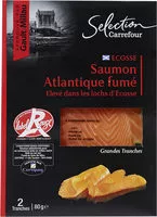 Mängden socker i Saumon Atlantique fumé Ecosse