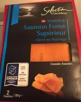Mängden socker i Saumon fumé supérieur