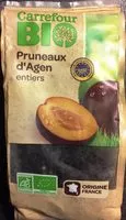Mängden socker i Pruneaux d'Agen entiers