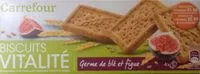 Mängden socker i Biscuits germe de blé figue