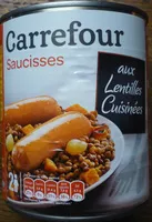 Mängden socker i Saucisses aux Lentilles Cuisinées
