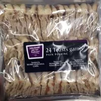 Mängden socker i Toasts garnis, pain polaire