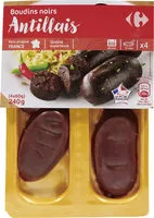 Mängden socker i Boudins noirs Antillais