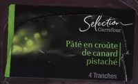 Mängden socker i Pâté En Croûte De Canard Pistaché