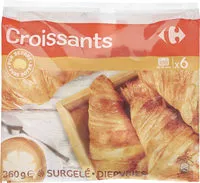 Mängden socker i 6 croissants